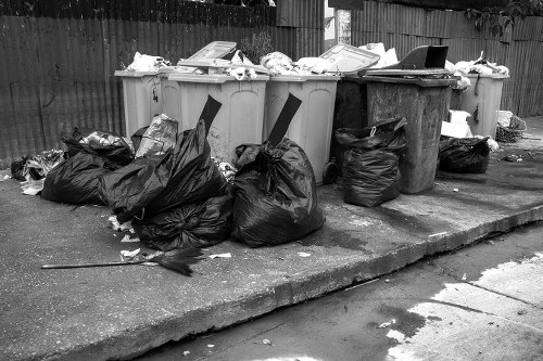 Professional movers loading a van in Spitalfields