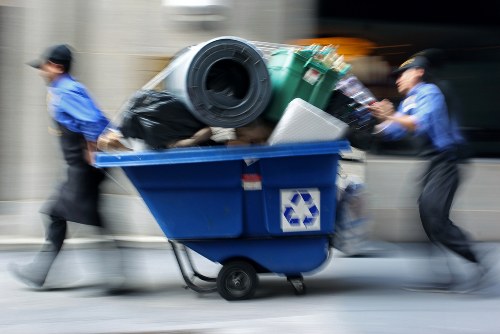 Mini skip for office waste management in Spitalfields