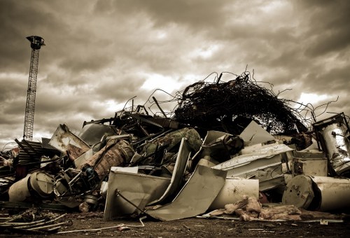 Modern skip containers for urban waste management